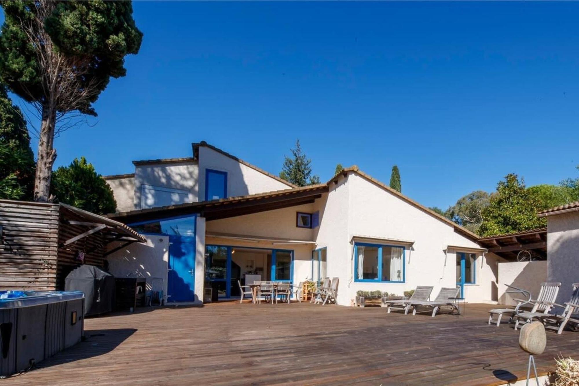 06V - Beautiful Villa With Spa Pool And Tennis Biot Exterior foto
